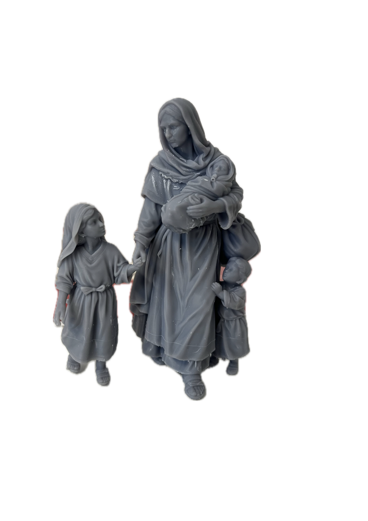 Frau mit Kindern